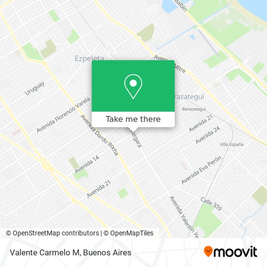Valente Carmelo M map