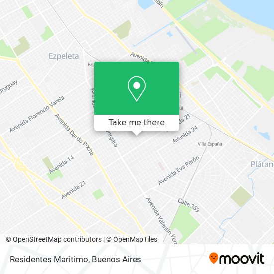 Residentes Maritimo map