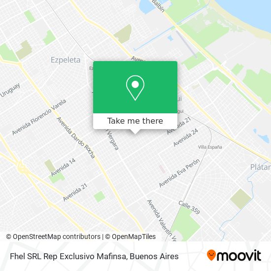 Fhel SRL Rep Exclusivo Mafinsa map