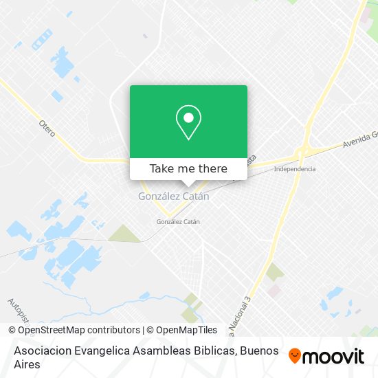 Asociacion Evangelica Asambleas Biblicas map