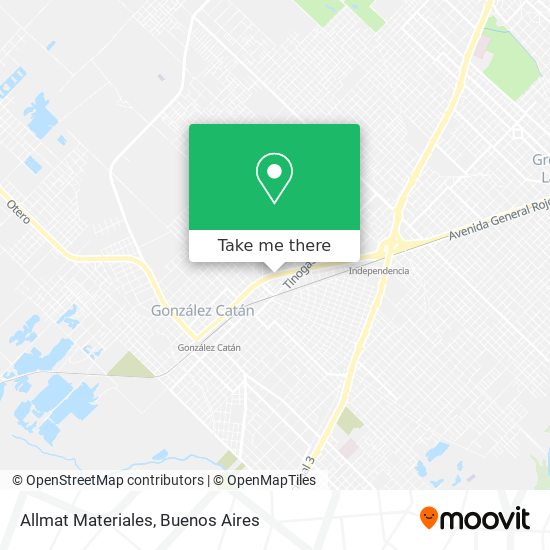 Allmat Materiales map