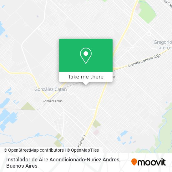 Instalador de Aire Acondicionado-Nuñez Andres map