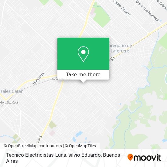 Tecnico Electricistas-Luna, silvio Eduardo map