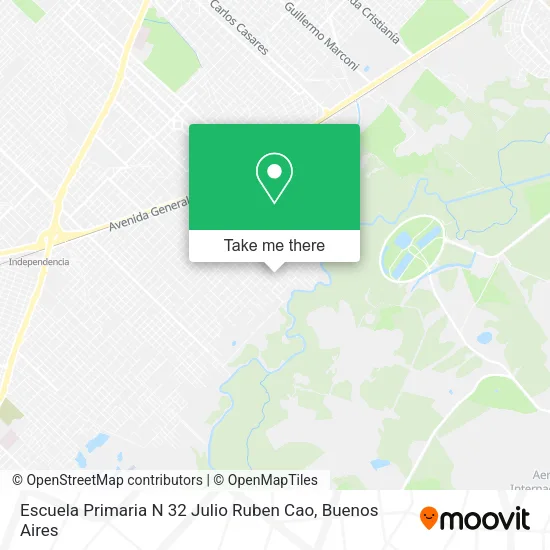 Escuela Primaria N 32 Julio Ruben Cao map