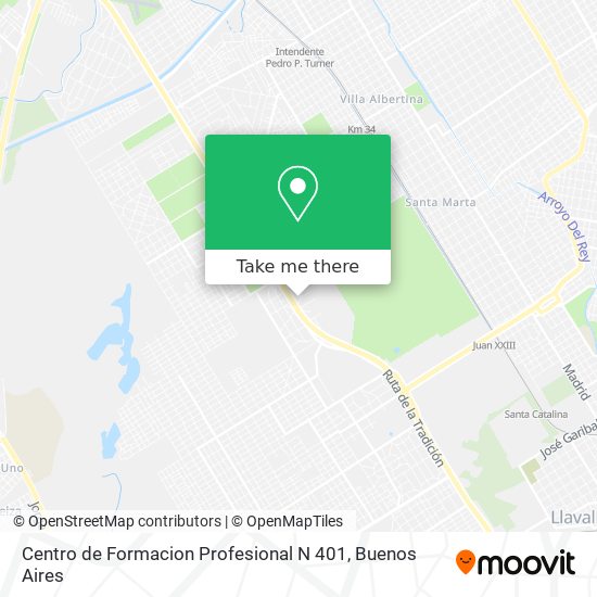Centro de Formacion Profesional N 401 map