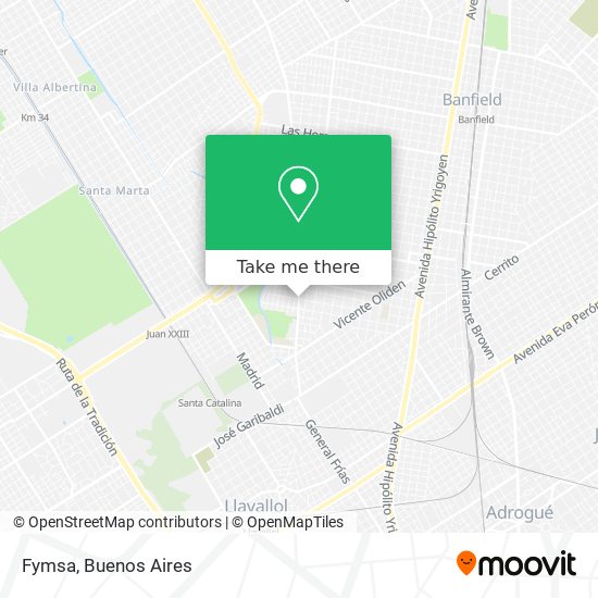 Mapa de Fymsa