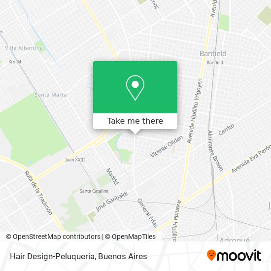 Mapa de Hair Design-Peluqueria