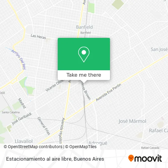 Estacionamiento al aire libre map
