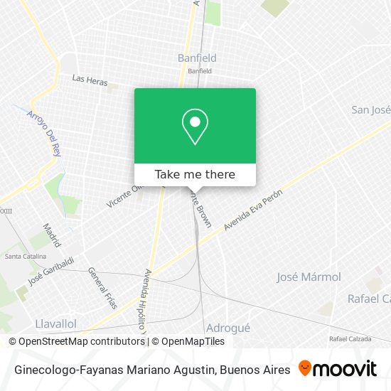 Ginecologo-Fayanas Mariano Agustin map