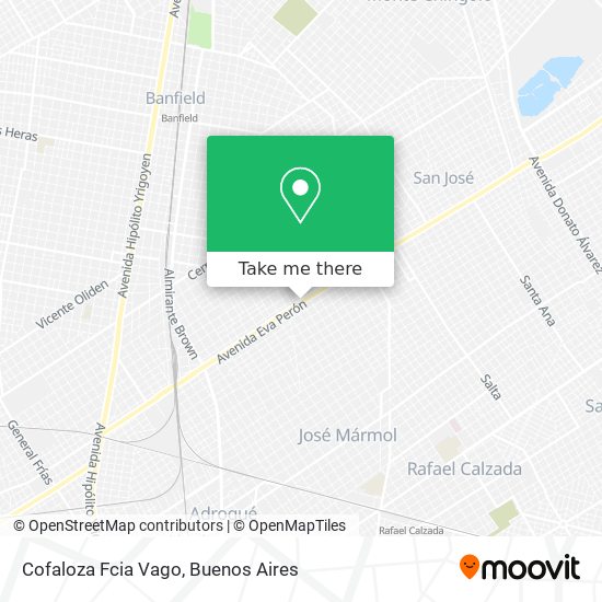 Cofaloza Fcia Vago map
