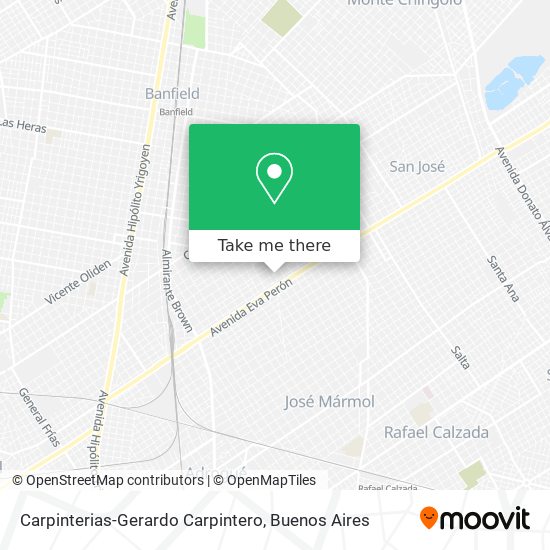 Carpinterias-Gerardo Carpintero map