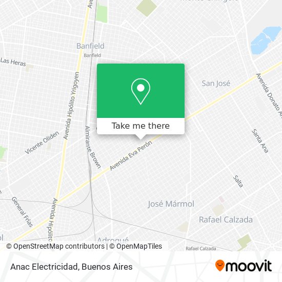 Anac Electricidad map