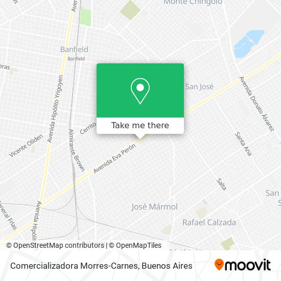 Comercializadora Morres-Carnes map