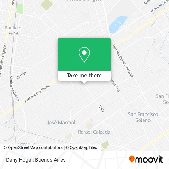 Dany Hogar map