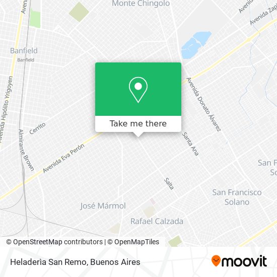 Heladerìa San Remo map