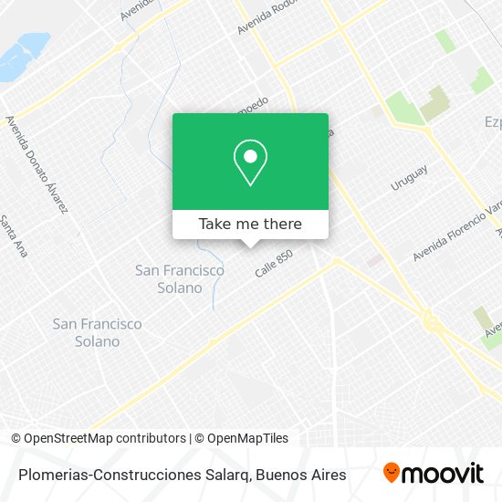 Plomerias-Construcciones Salarq map