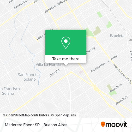 Maderera Escor SRL map