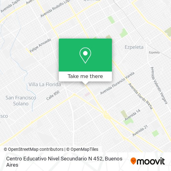 Centro Educativo Nivel Secundario N 452 map