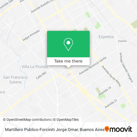 Martillero Publico-Forciniti Jorge Omar map