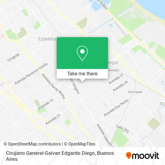 Cirujano General-Galvan Edgardo Diego map