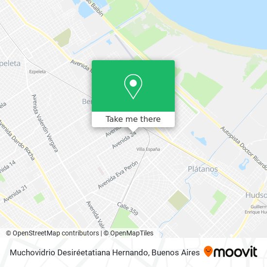 Muchovidrio Desiréetatiana Hernando map
