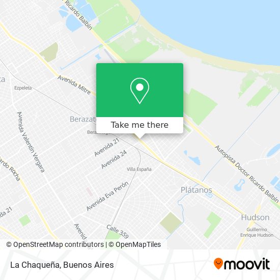 Mapa de La Chaqueña