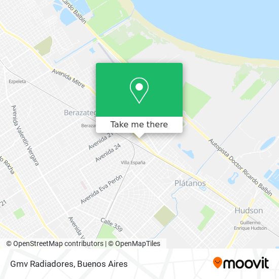 Mapa de Gmv Radiadores