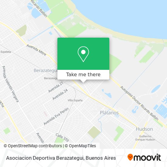 Asociacion Deportiva Berazategui map