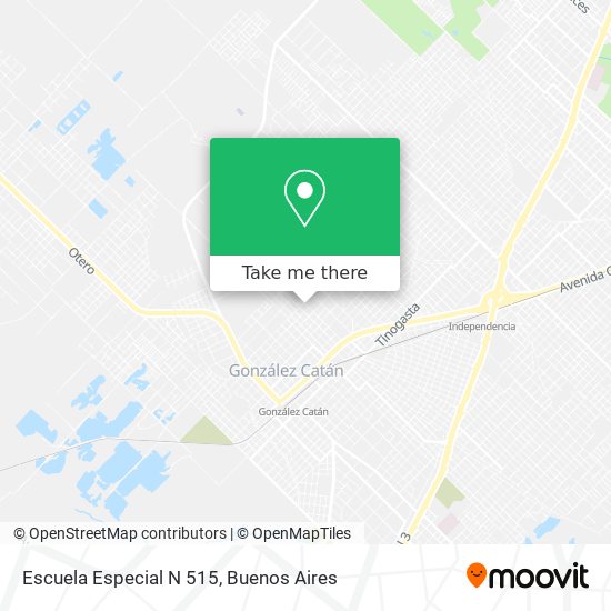 Mapa de Escuela Especial N 515