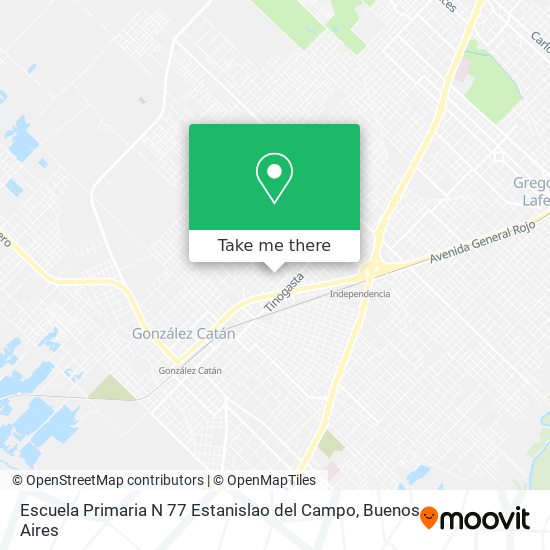 Escuela Primaria N 77 Estanislao del Campo map