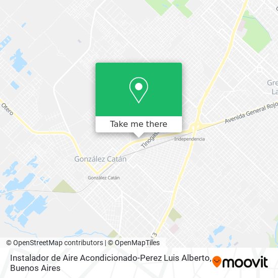 Instalador de Aire Acondicionado-Perez Luis Alberto map