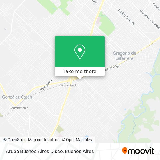 Mapa de Aruba Buenos Aires Disco