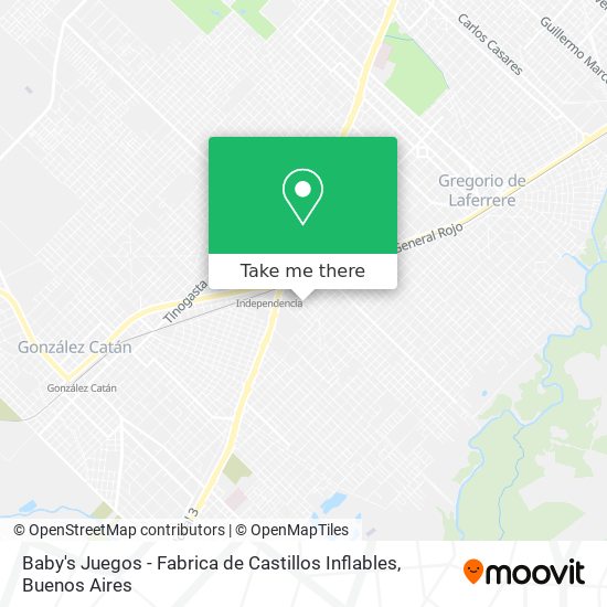 Baby's Juegos - Fabrica de Castillos Inflables map