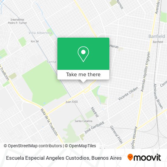 Escuela Especial Angeles Custodios map