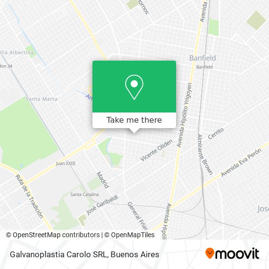 Galvanoplastia Carolo SRL map
