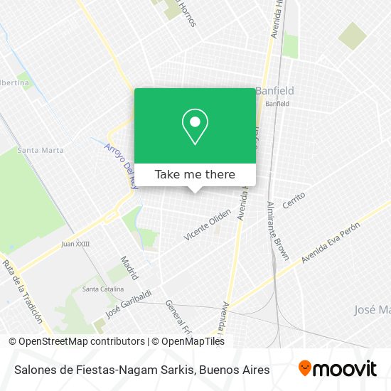 Mapa de Salones de Fiestas-Nagam Sarkis