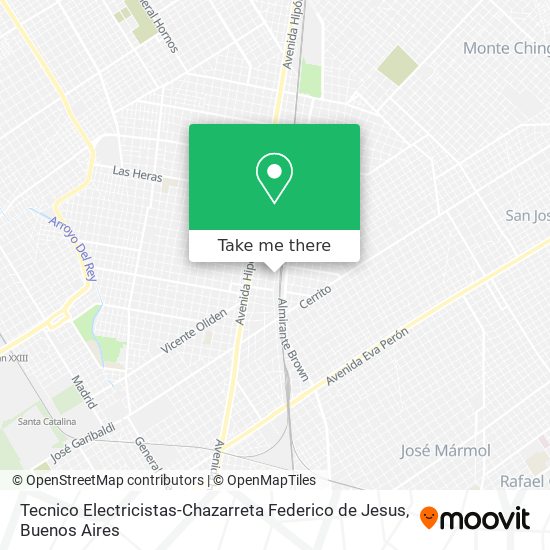 Tecnico Electricistas-Chazarreta Federico de Jesus map