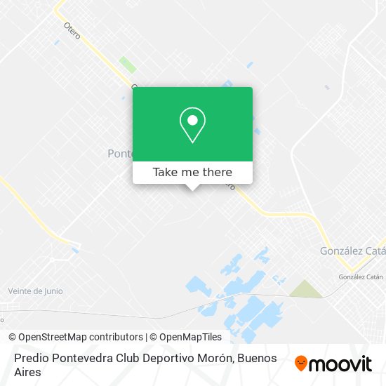 Predio Pontevedra Club Deportivo Morón map