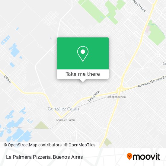 Mapa de La Palmera Pizzeria