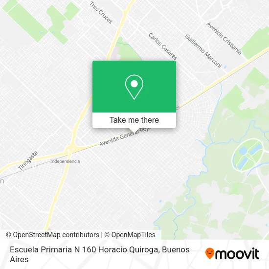 Escuela Primaria N 160 Horacio Quiroga map