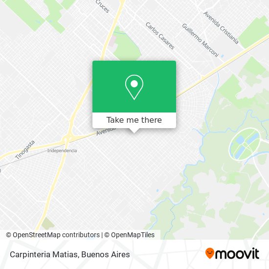 Carpinteria Matias map