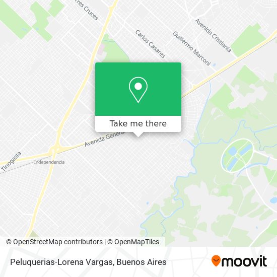 Peluquerias-Lorena Vargas map