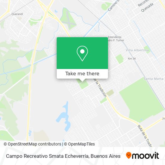 Campo Recreativo Smata Echeverría map