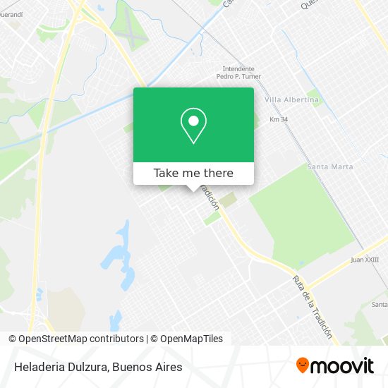 Mapa de Heladeria Dulzura