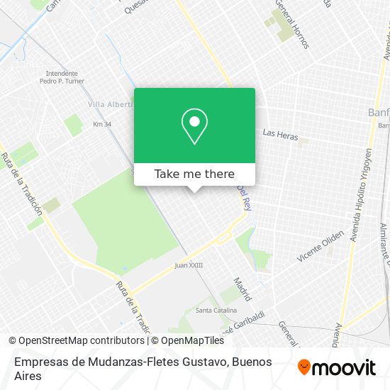 Empresas de Mudanzas-Fletes Gustavo map