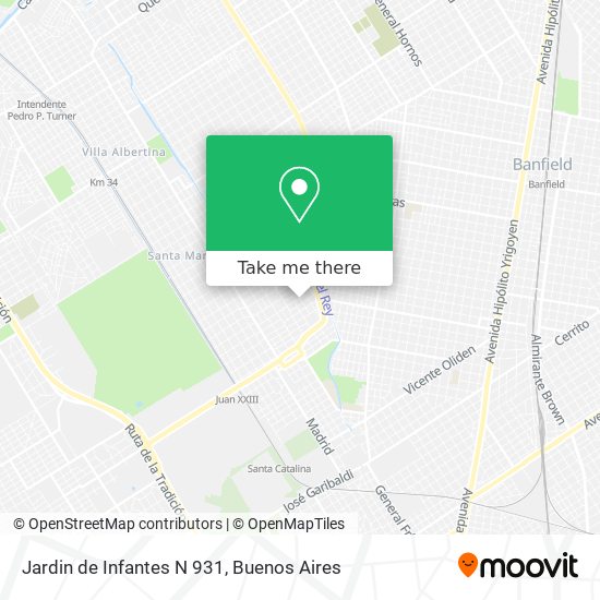 Mapa de Jardin de Infantes N 931