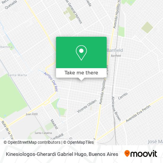 Mapa de Kinesiologos-Gherardi Gabriel Hugo