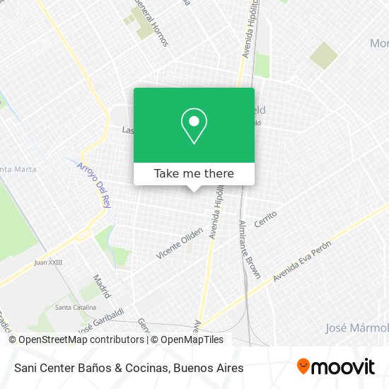 Sani Center Baños & Cocinas map