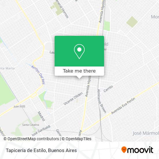 Tapicería de Estilo map
