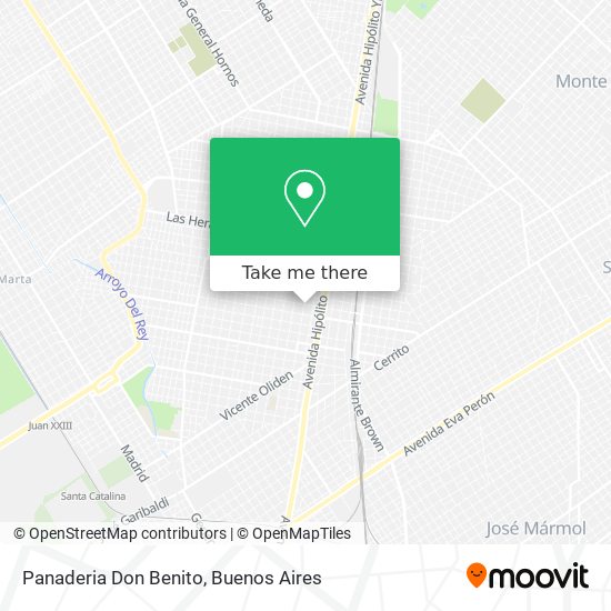 Mapa de Panaderia Don Benito